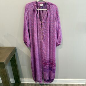 Kantha Bae Jumpsuit Romper Flowy Hippie Bohemian Gypsy One Piece Relaxed Paisley